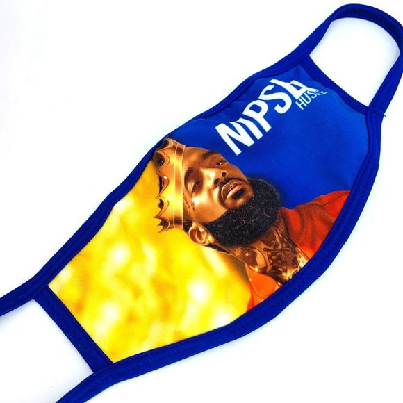 Nipsey Hussle Face Mask Double Sheet Reusable - Picture 3 of 5